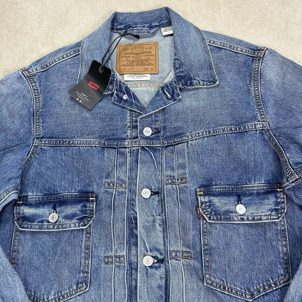 Levi's Premium Type 2 Redline Selvedge Denim Trucker Jacket Men's Medium